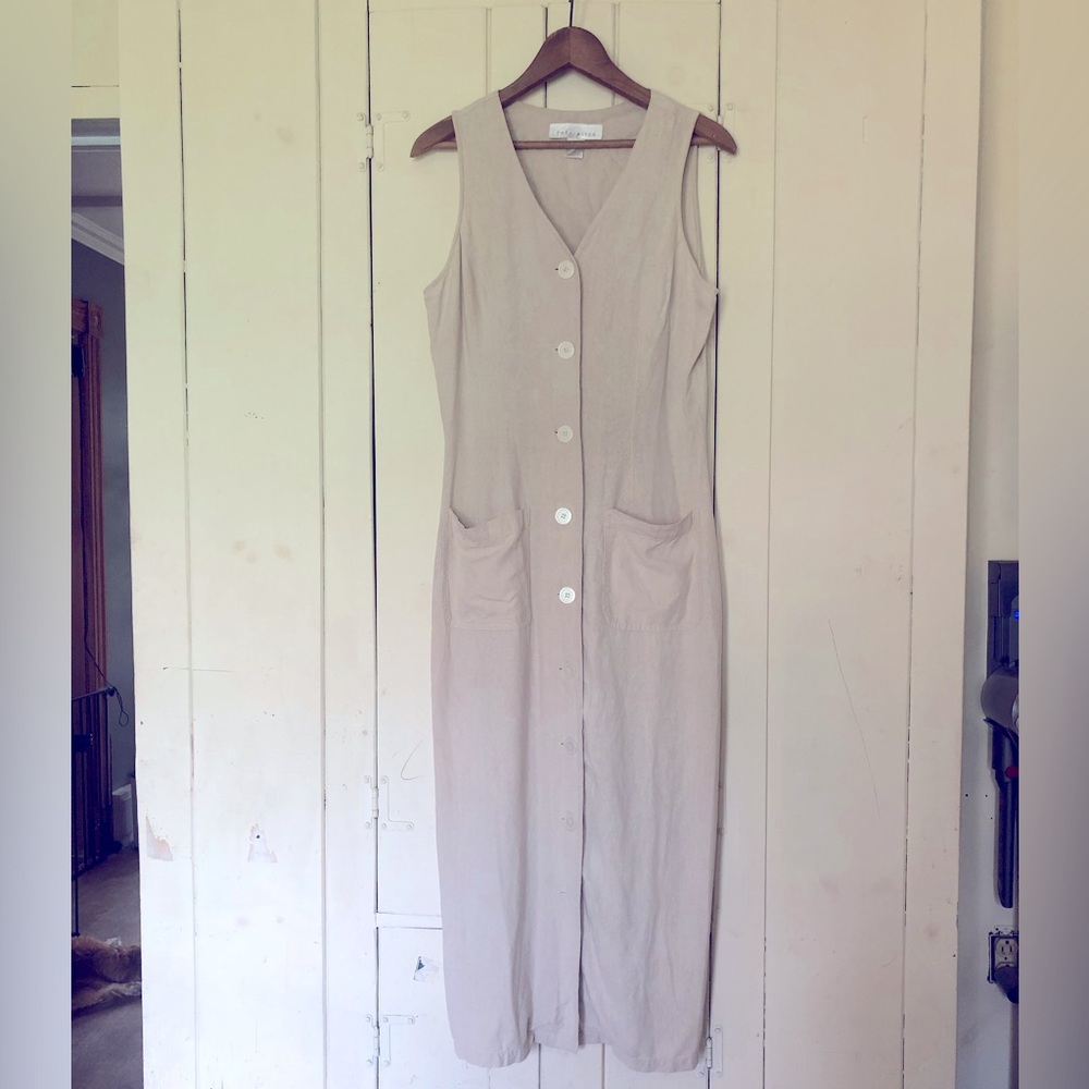 Vintage Raw Silk Dress - tagged Ozma for exposure!